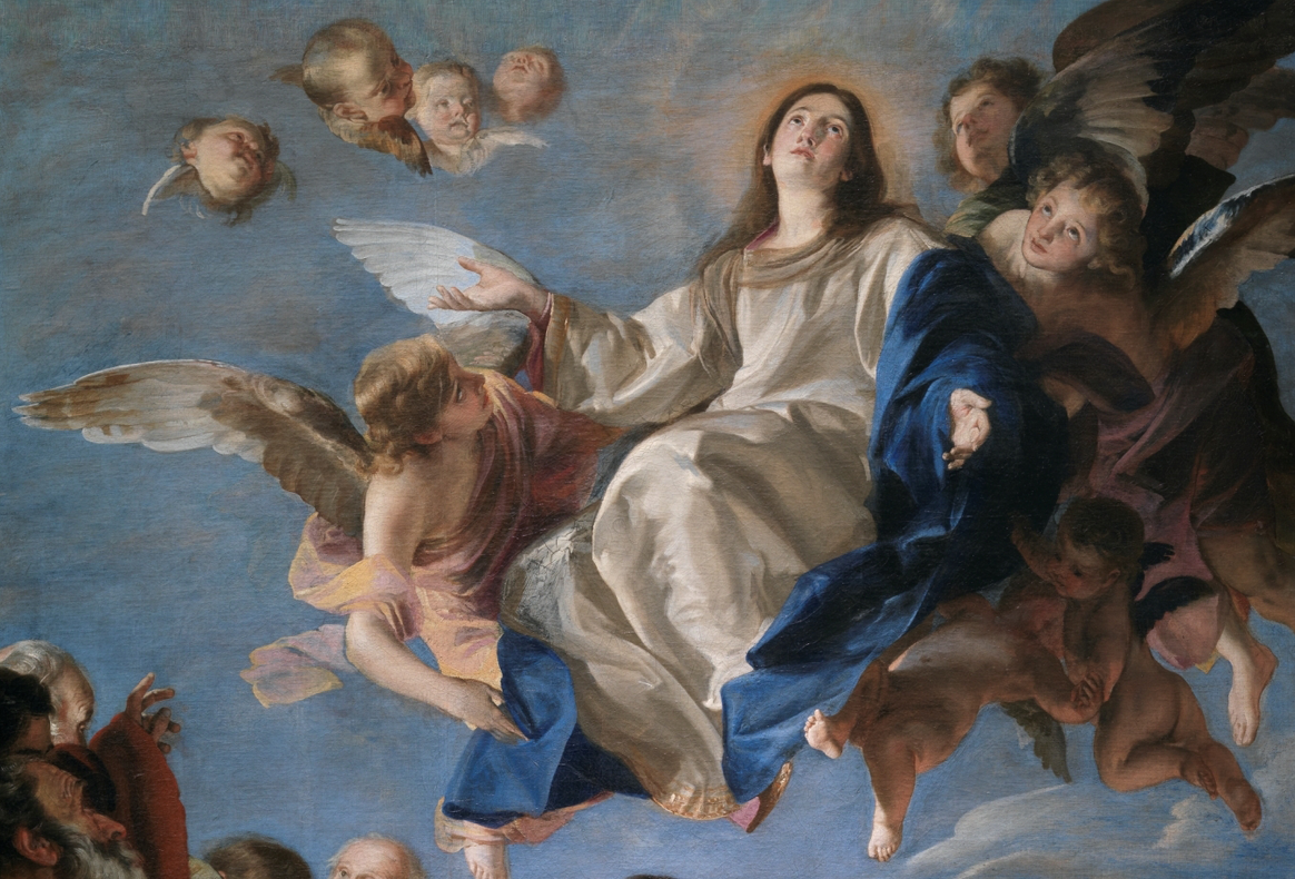 La asunción de la Virgen María a los cielos